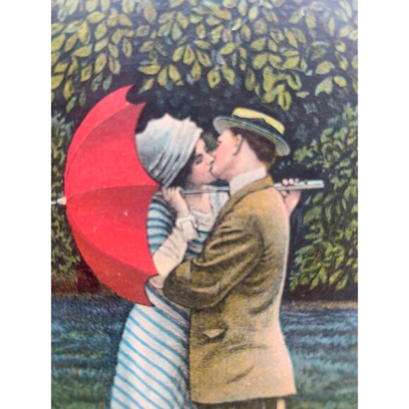 Adult humor post card vintage Romance - Picture 3 of 3